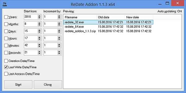 ReDate Addon